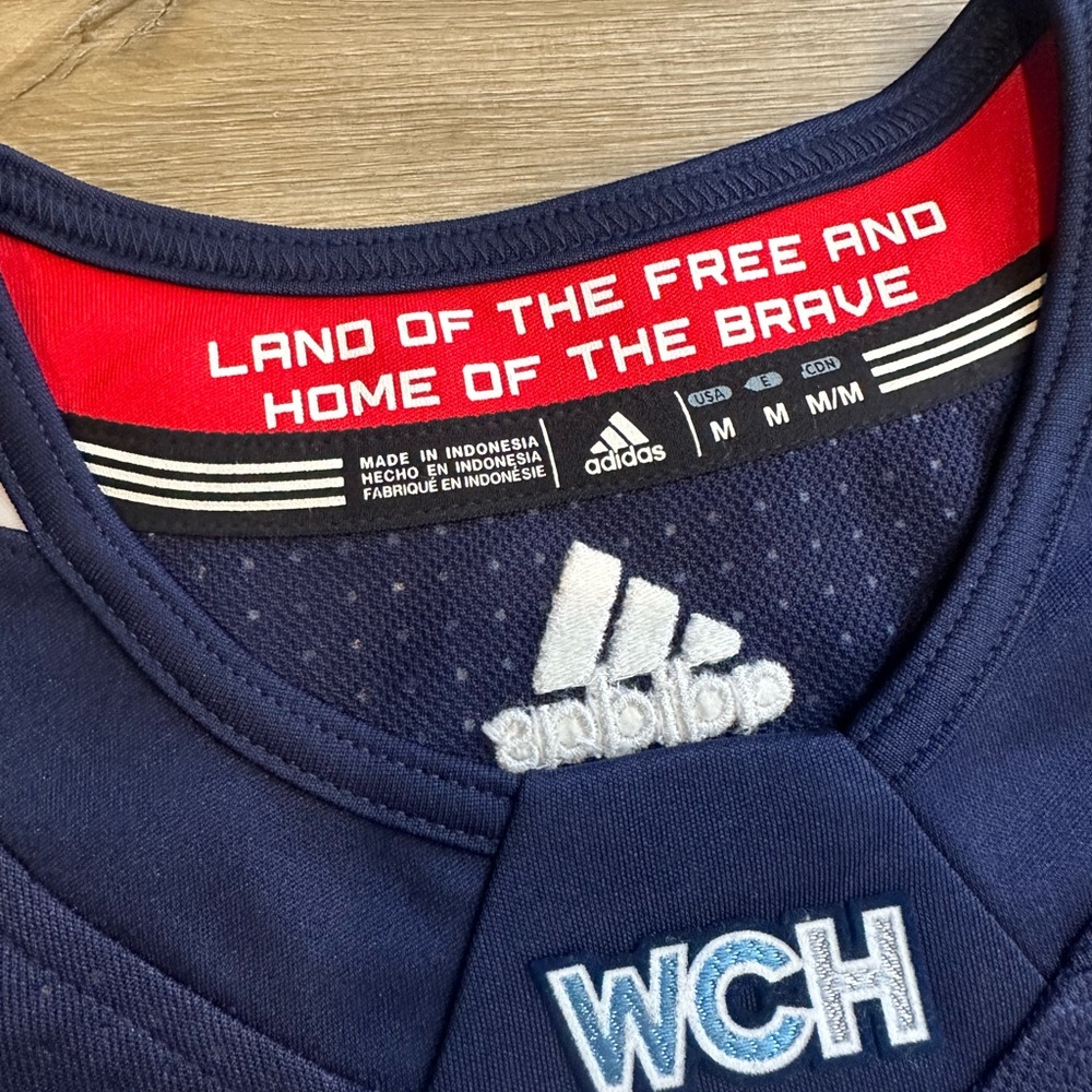 Adidas World Cup of Hockey USA Jonathan Quick Women’s 2016 Hockey Jersey - Picture 3 of 9
